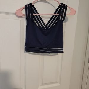 Navy Blue Sports Bra